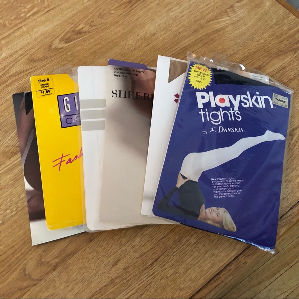 Vintage Deadstock Tights Hosiery and Pantyhose - Various